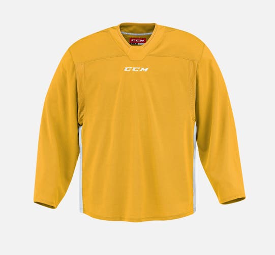 Yellow New Goalie Cut CCM QuickLite Jersey
