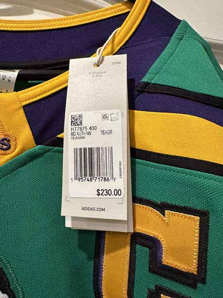 ADIDAS x DISNEY Mighty Ducks CONWAY Jersey Medium (size 50) NWT