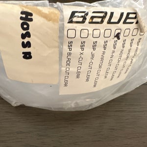 Bauer Pro Stock Hossa Visor 55P A-N Notch Cut
