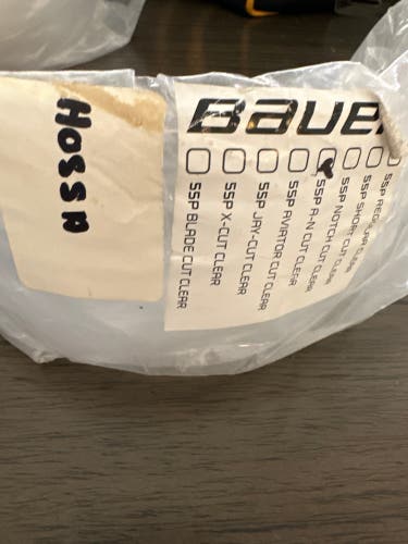 Bauer Pro Stock Hossa Visor 55P A-N Notch Cut