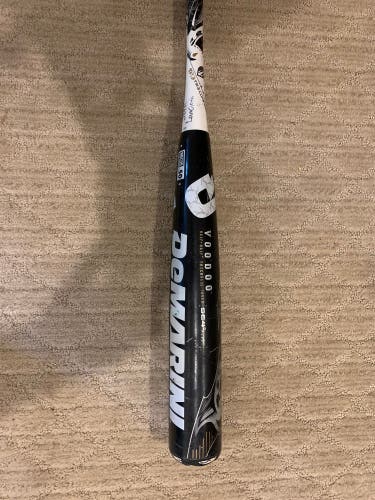 Used DeMarini (-3) 30 oz 33" Voodoo Black Bat