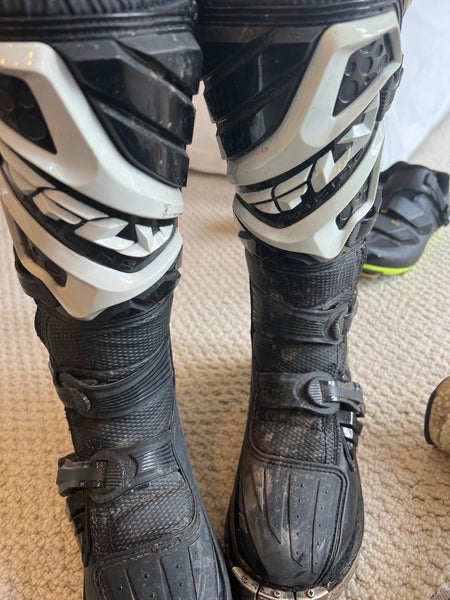 Used fly racing motocross boots