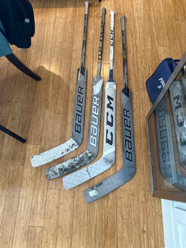 Broken Goalie sticks Full Right