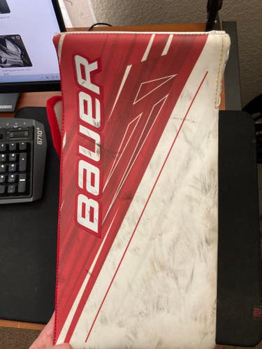 Used Regular Bauer Supreme S190 Goalie Blocker
