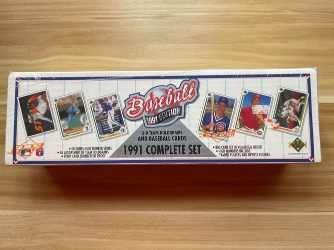 1991 Complete Set Baseball Cards