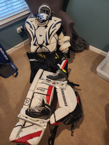 Used 36" Warrior Rituall GT Pro Goalie Leg Pads