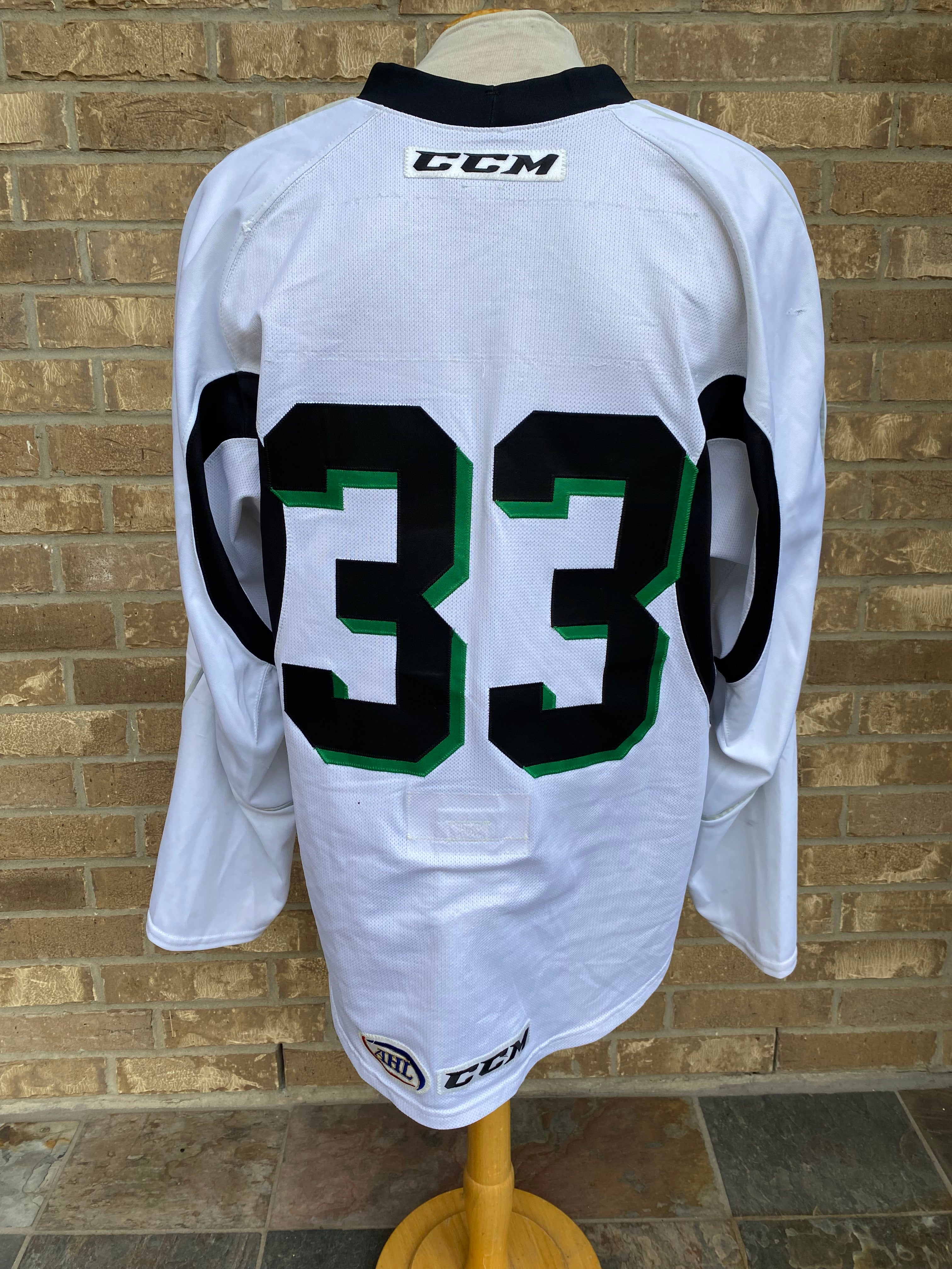 CCM Pro Stock Texas Stars Game Worn Jersey ULLY 1126