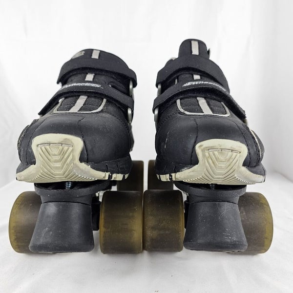 Skechers Wheelers Sport Quad Skates Shoes Black Grey Size 6 5 | SidelineSwap