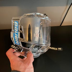 Gently used Bauer BHH4500 helmet with brand new Bauer Concept III Full ...