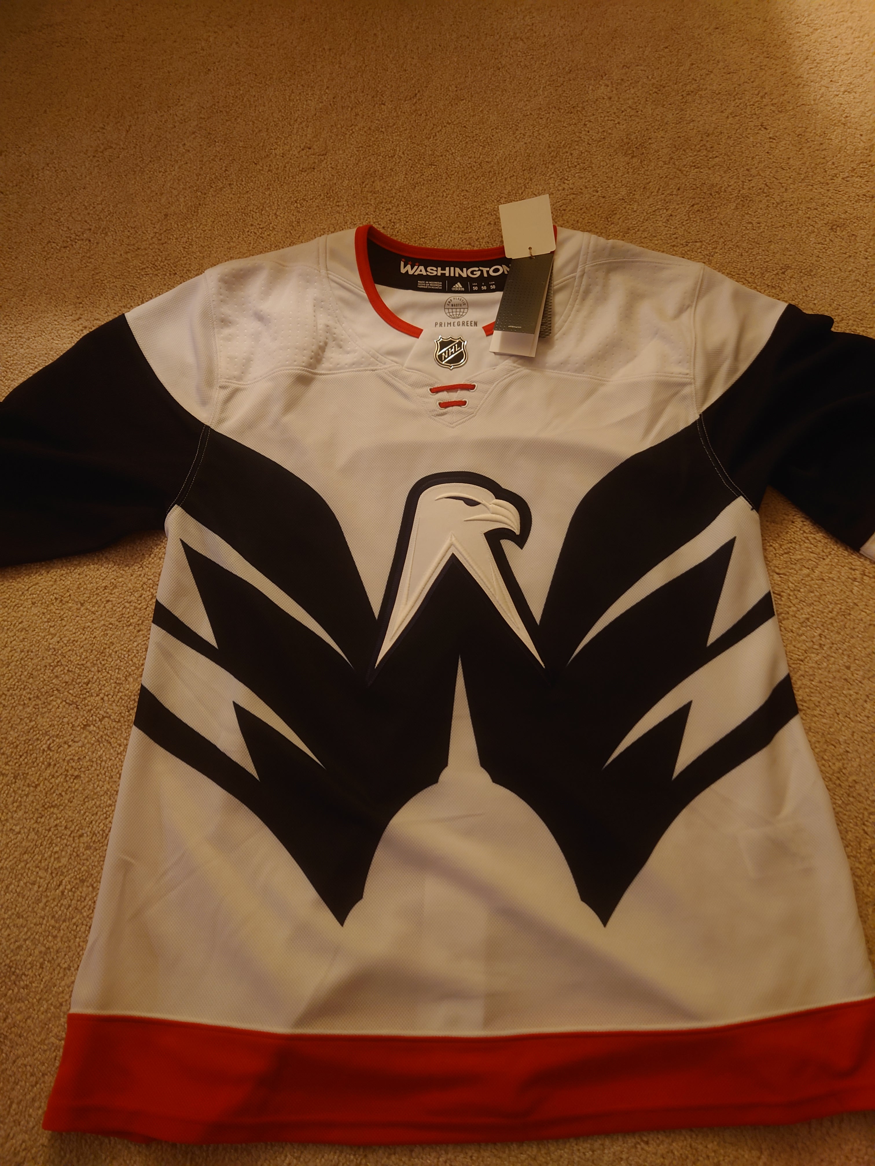 Washington Capitals Adidas AdiZero Authentic NHL Hockey Jersey