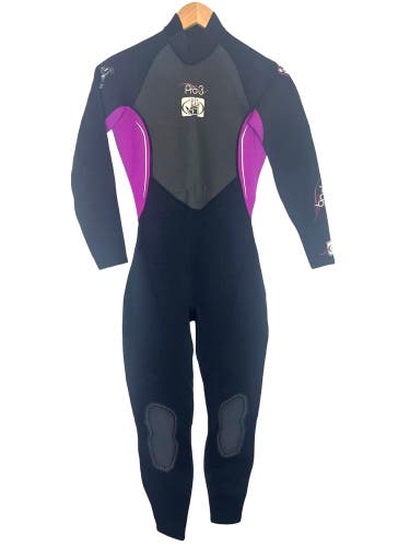 Body Glove Womens Full Wetsuit Size 7-8 Pro 3 3/2 - Excellent Condition!