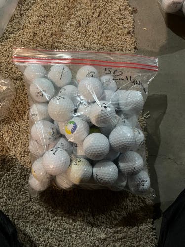 Used Callaway 50 Pack Balls