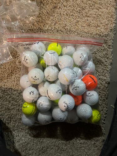 Used Callaway 50 Pack Balls
