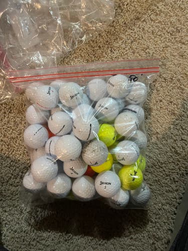 Used Srixon 50 Pack Balls