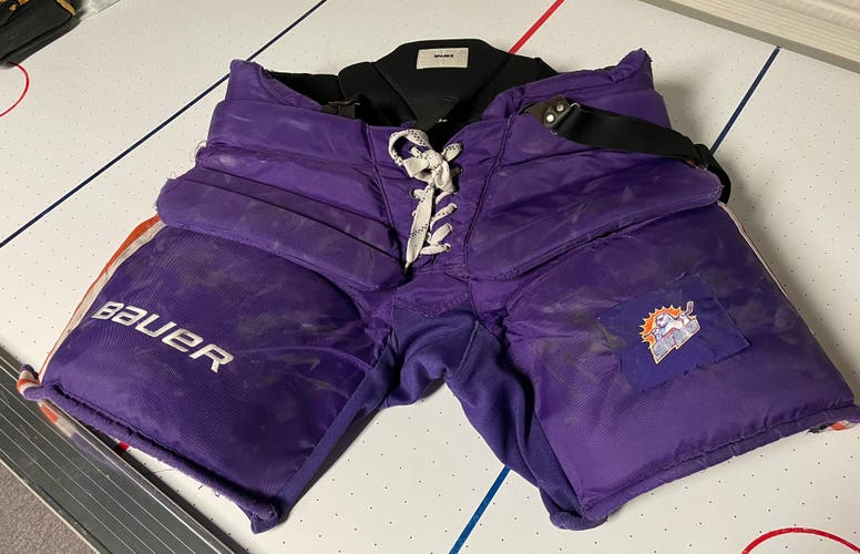 Used XL Bauer Pro Stock custom Hockey Goalie Pants