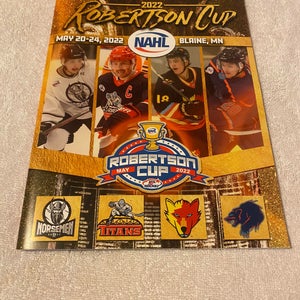 Good Condition North American Hockey League 2022 Robertson Cup Championship Official Program