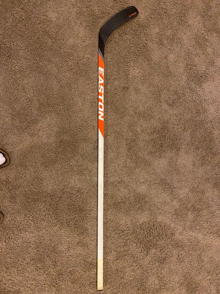 Used Senior Easton Left Hand Mako Hockey Stick Toe Pattern 75 flex