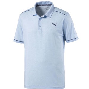 NEW Puma Rancho Polo Blue Bell Heather Golf Polo/Shirt Men's Large (L)