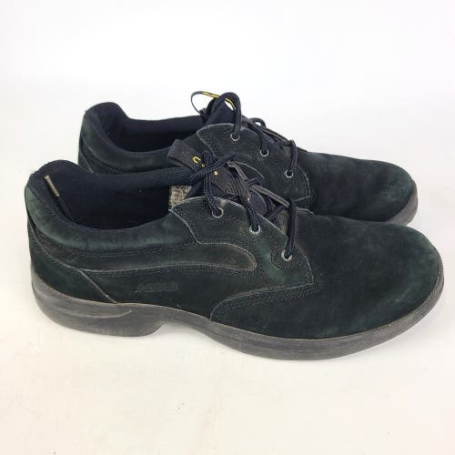Asolo Shoes Mens Black Nubuck Suede Leather Hiking Sneakers Size: 11
