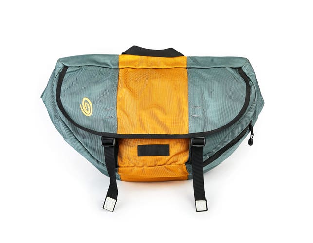 Timbuk2 Kryptic Shoulder Cross Body Padded Messenger Bag Daypack Backpack Dijon Gray