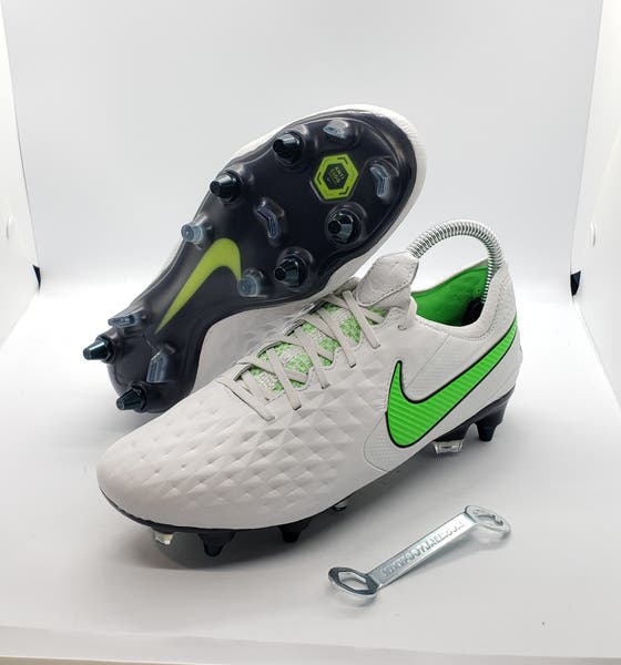 Nike Tiempo Legend 8 Elite SG-PRO AC 'White/Green' Men's Size 6.5