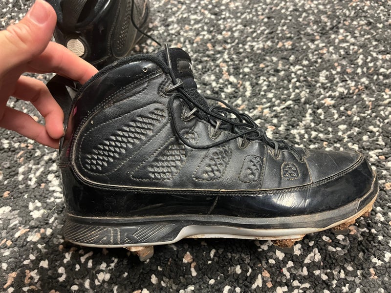 Jordan 9 Retro Metal Cleat Re2pect Black