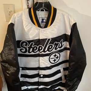 Pittsburgh Steelers Starter Men’s NFL Button Jacket L