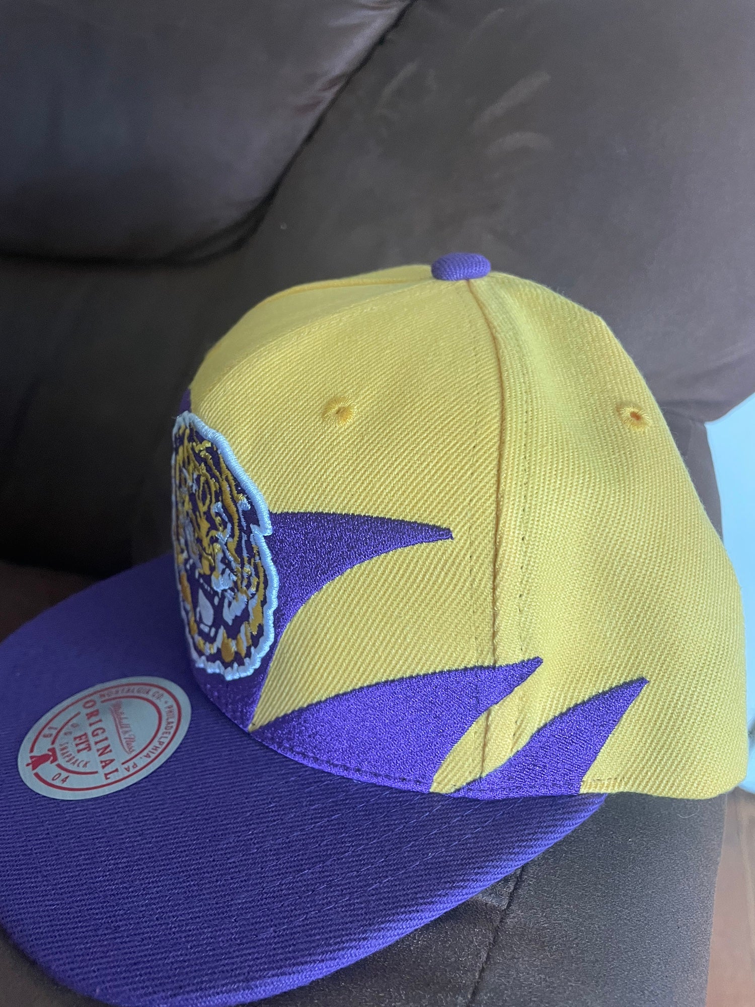 LSU Tigers Mitchell & Ness Beanie Mike GPA Two-Tone Snapback Hat - Pur —  Bengals & Bandits