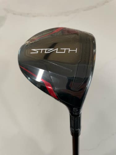 New Men's TaylorMade Right Handed STEALTH Fairway Wood Regular Flex 5 Wood