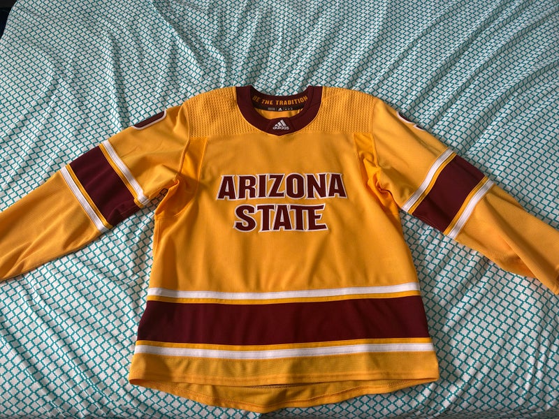 Arizona State Sun Devils adidas Replica Hockey Jersey - Black