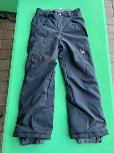 Black Unisex Youth Used 12 Spyder Pants