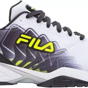 Fila Men's Volley Zone Pickleball Shoes (Wht/Blk/Sfty)