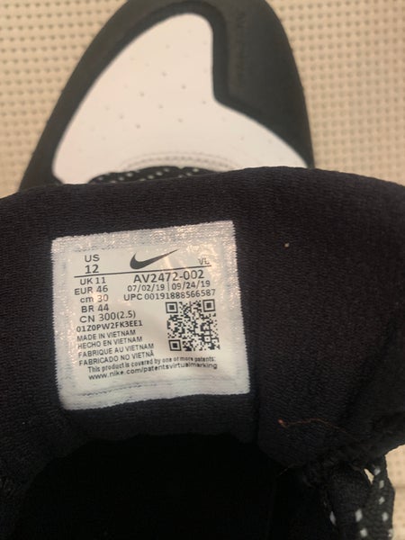 Black New Turf Cleats Low Top Alpha Huarache Elite