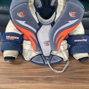 Used Large Vaughn  V4 7600 Goalie Chest Protector