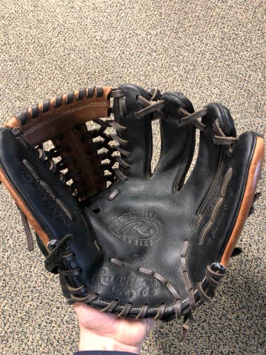 Used Rawlings Premium Series Right Hand Throw Outfield Baseball Glove 11.75"