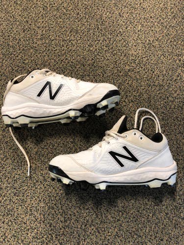 White Used Adult Men's 8.0 (W 9.0) Molded New Balance