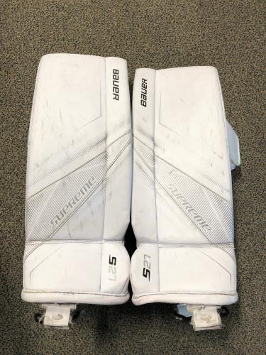 Used 26" Bauer Supreme S27 Goalie Leg Pads