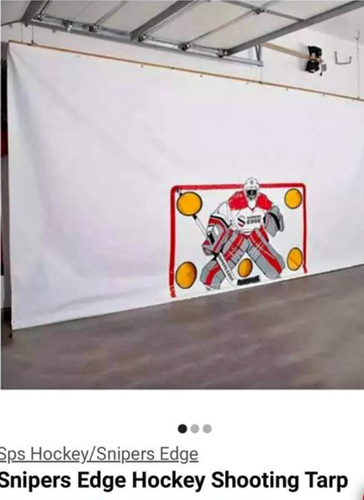 Used Sniper Edge Hockey Shooting Tarp