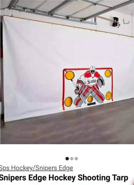 Used Sniper Edge Hockey Shooting Tarp