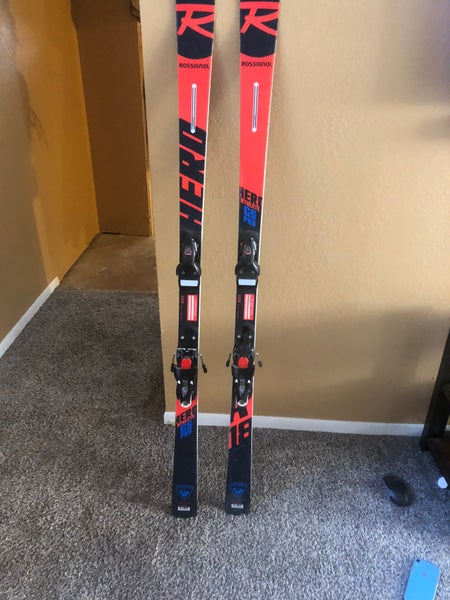 Used 2019 158 cm With Bindings Max Din 10 Hero FIS GS Pro Skis