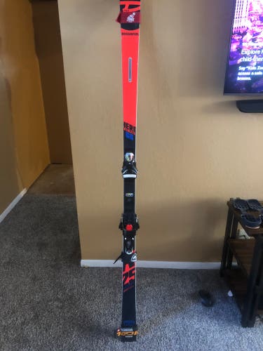 Used 182 cm With Bindings Max Din 12 Hero FIS GS Pro Skis