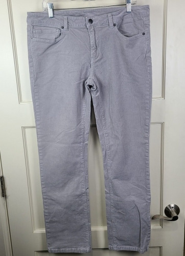 Patagonia Corduroy Pants Womens Gray Stretch Organic Cotton Casual Outdoor 32