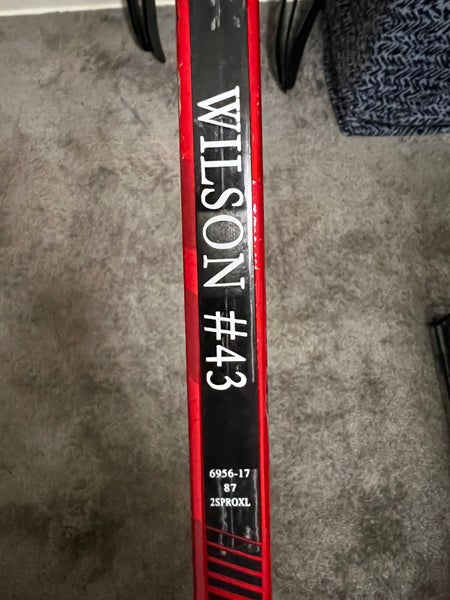 Tom Wilson Game Used Pro Stock 2s Pro XL Hockey Stick