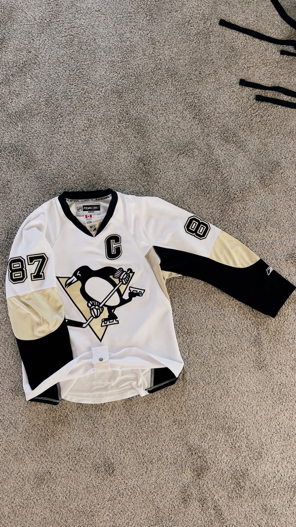 Sidney Crosby Pittsburgh Penguins Autographed Black Reebok Premier