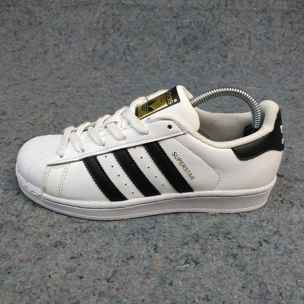 Adidas Boys Shoes Size 3.5Y Trainers Low White Black C77154 SidelineSwap
