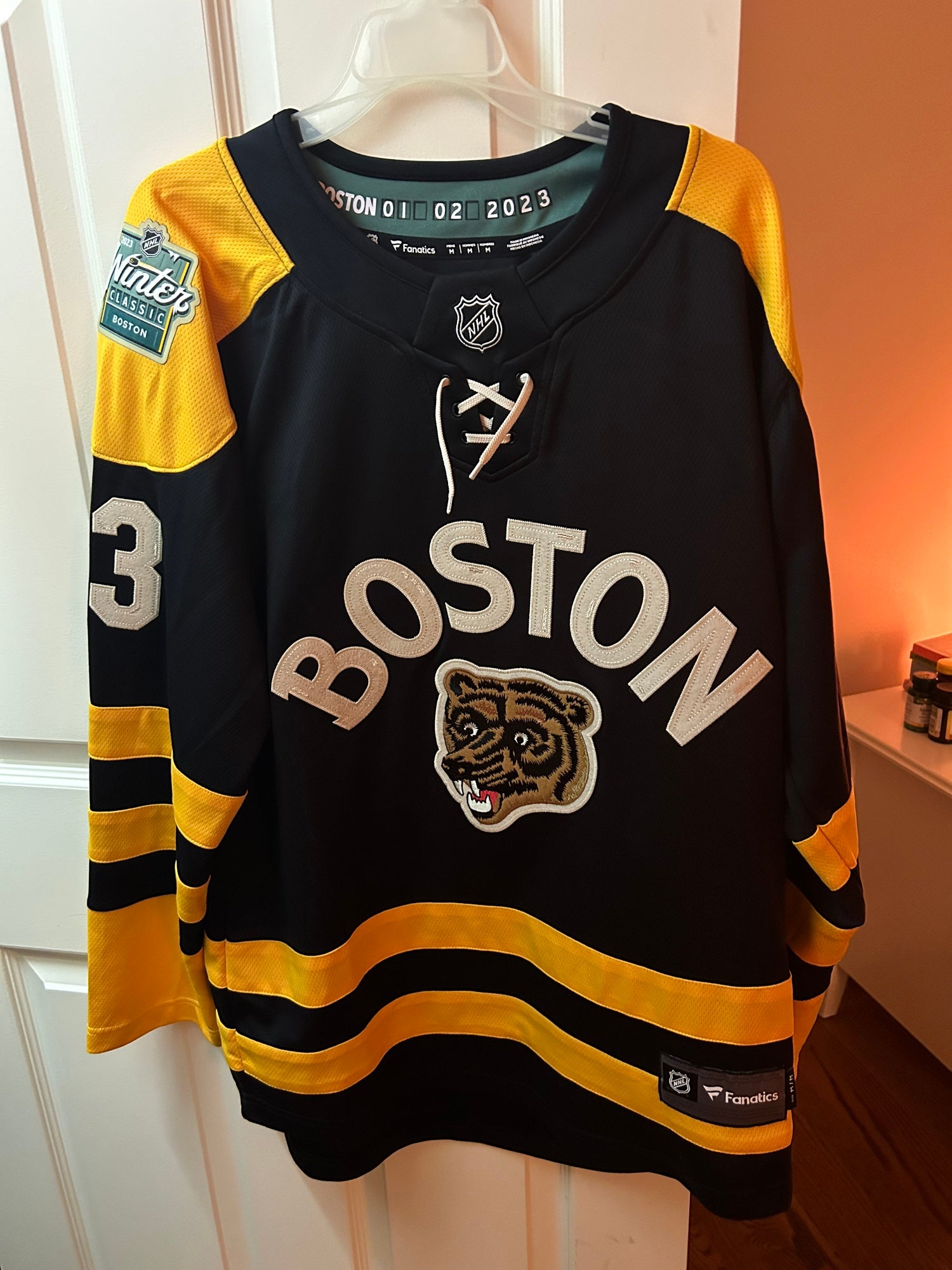 Boston Bruins Fanatics Branded Women's 2023 Winter Classic Blank Jersey -  Black