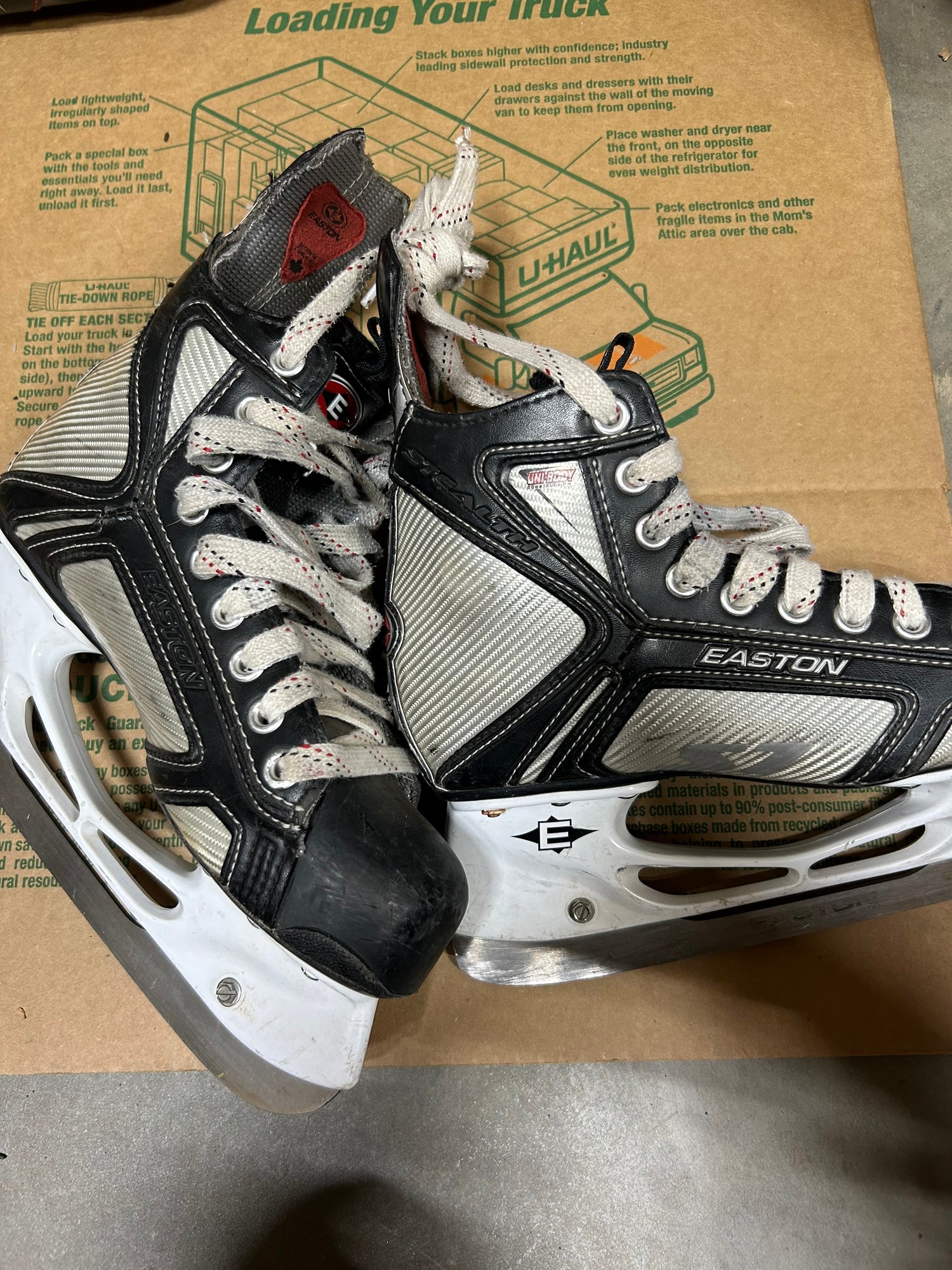 EASTON S7 Size 5.0 D Retail Worn Used Hockey Skates