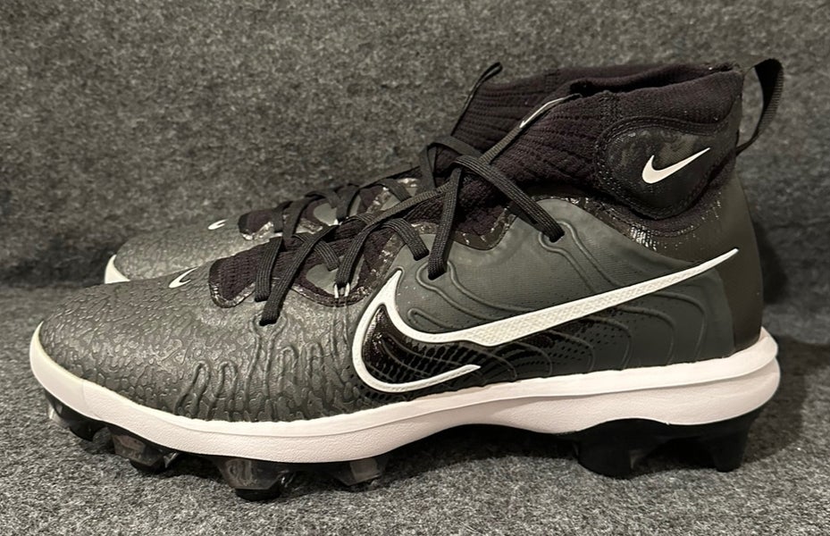 Men’s Nike Alpha Huarache NXT MCS Baseball Cleats DJ6519-010 Black Size 14