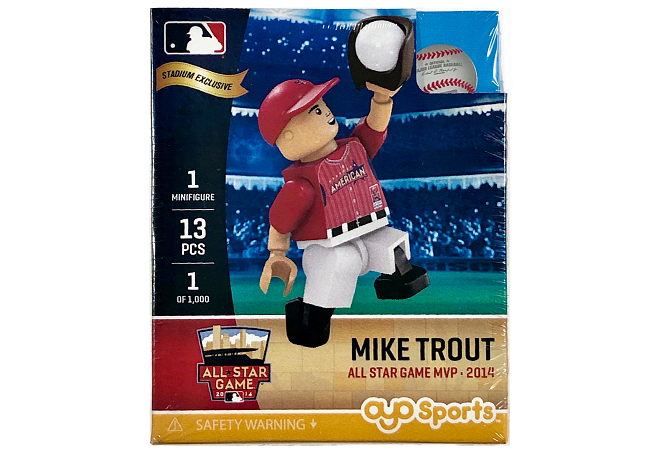 MIKE TROUT 2014 ALL STAR GAME MVP OYO FIGURE MINIFIGURE RARE OOP BRAND NEW ANGELS OHTANI BOBBLEHEAD