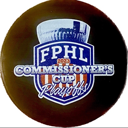 2022-23 FPHL PLAYOFFS OFFICIAL GAME PUCK - Federal Prospects Hockey League